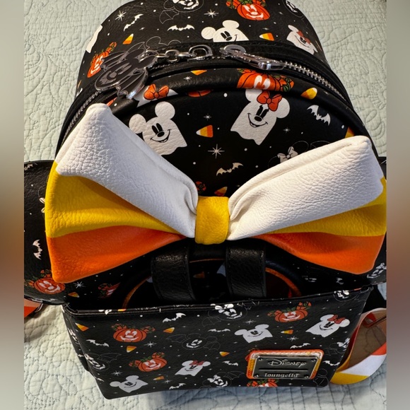 Disney  Loungefly Handbags - Backpack & Matching Ears Headband Disney Loungefly